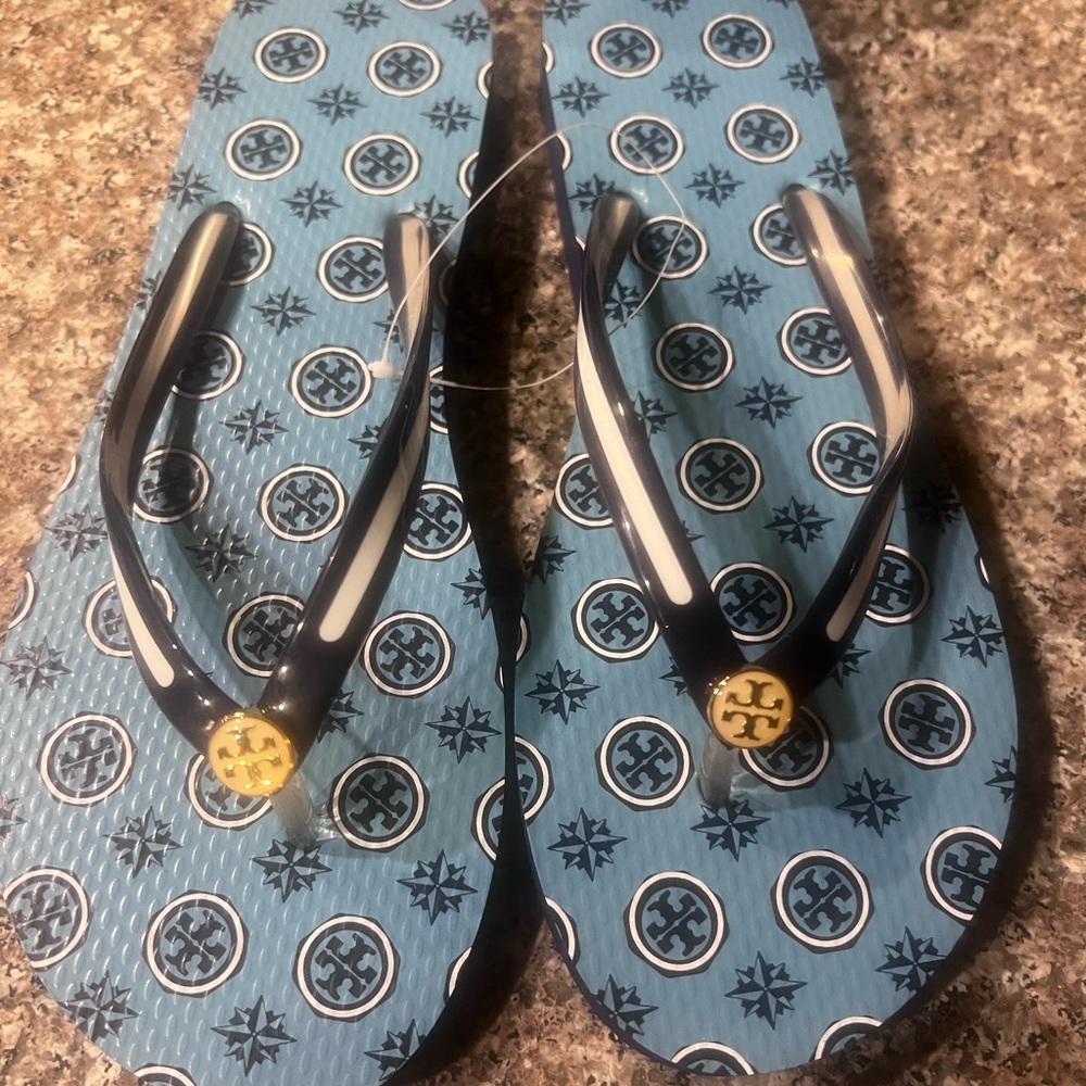 Tory Burch Flip Flops. Size 9